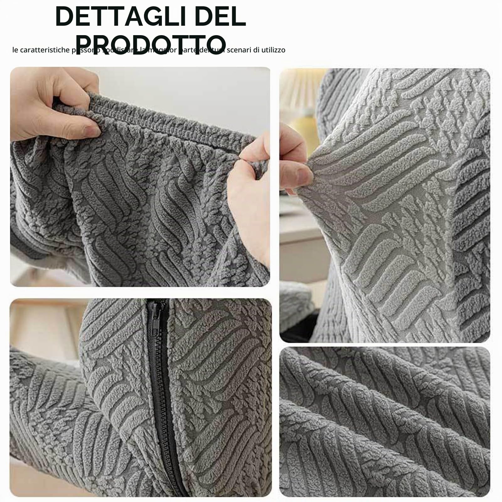 Rivestimento per sedia da gioco, rivestimento per sedia da ufficio, rimovibile, lavabile, universale, elasticizzato, elasticizzato, per computer, sedie da ufficio, sedia girevole