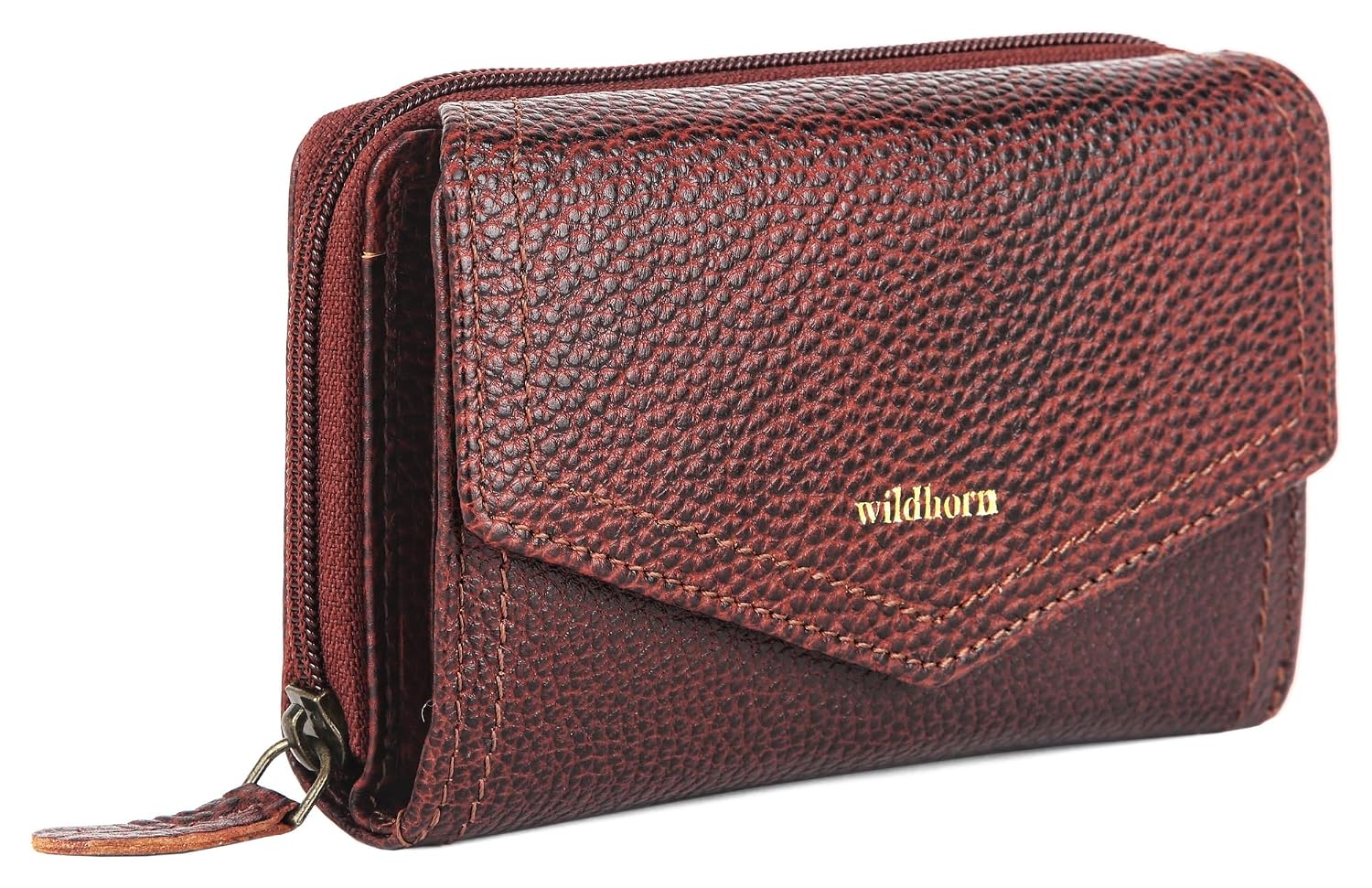 WildHorn Genuine Leather Ladies Wallet – Elegant Women's Clutch Purse with 10 Card Slots, Perfect for Daily Use (Bombay Br... - Review, Price and Buying Guide