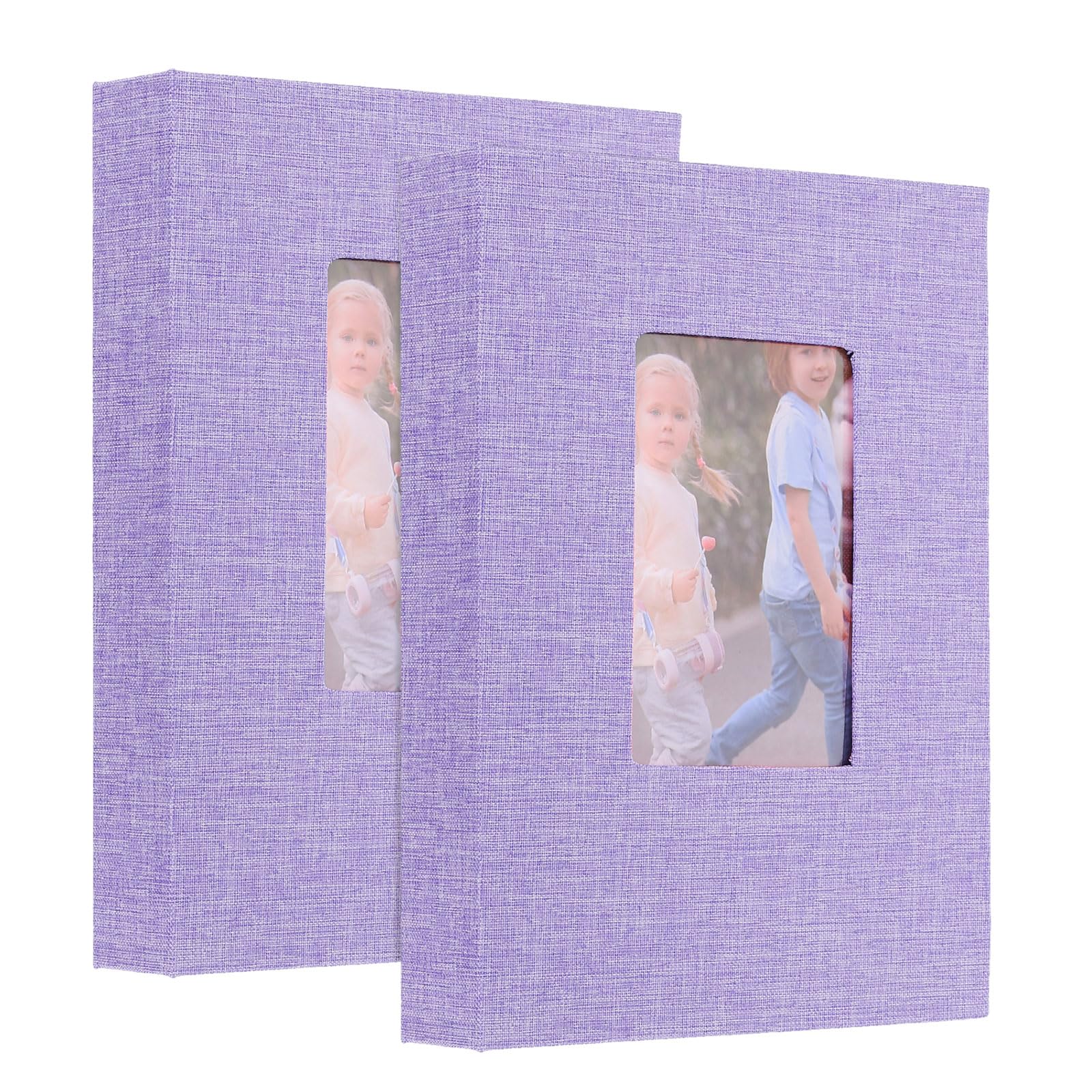 Album photo de mariage 13x18 cm en lin violet, le cadeau idéal pour vos proches
