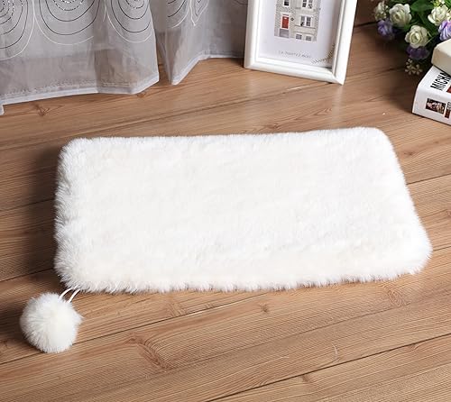 SHENGOCASE Almohadilla de cojín redonda rectangular ovalada de piel sintética de conejo de 8 a 35 pulgadas, almohadilla de repuesto para torre de