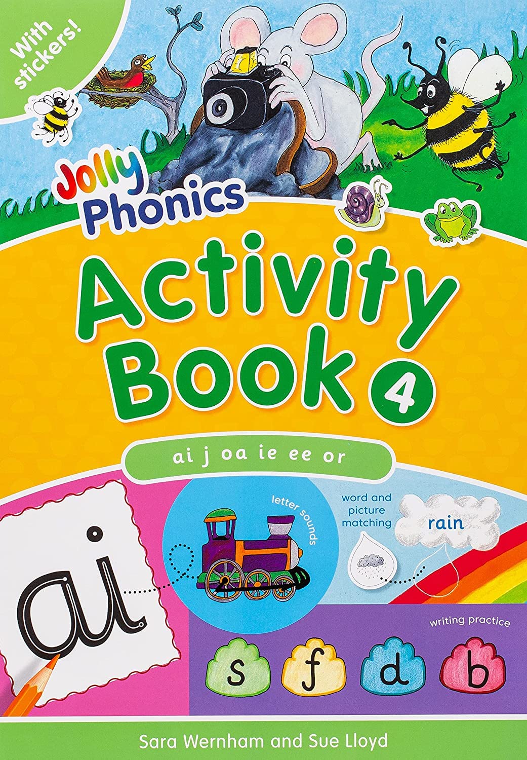 Jolly Phonics Activity Book 4: In Precursive Letters (British English edition)