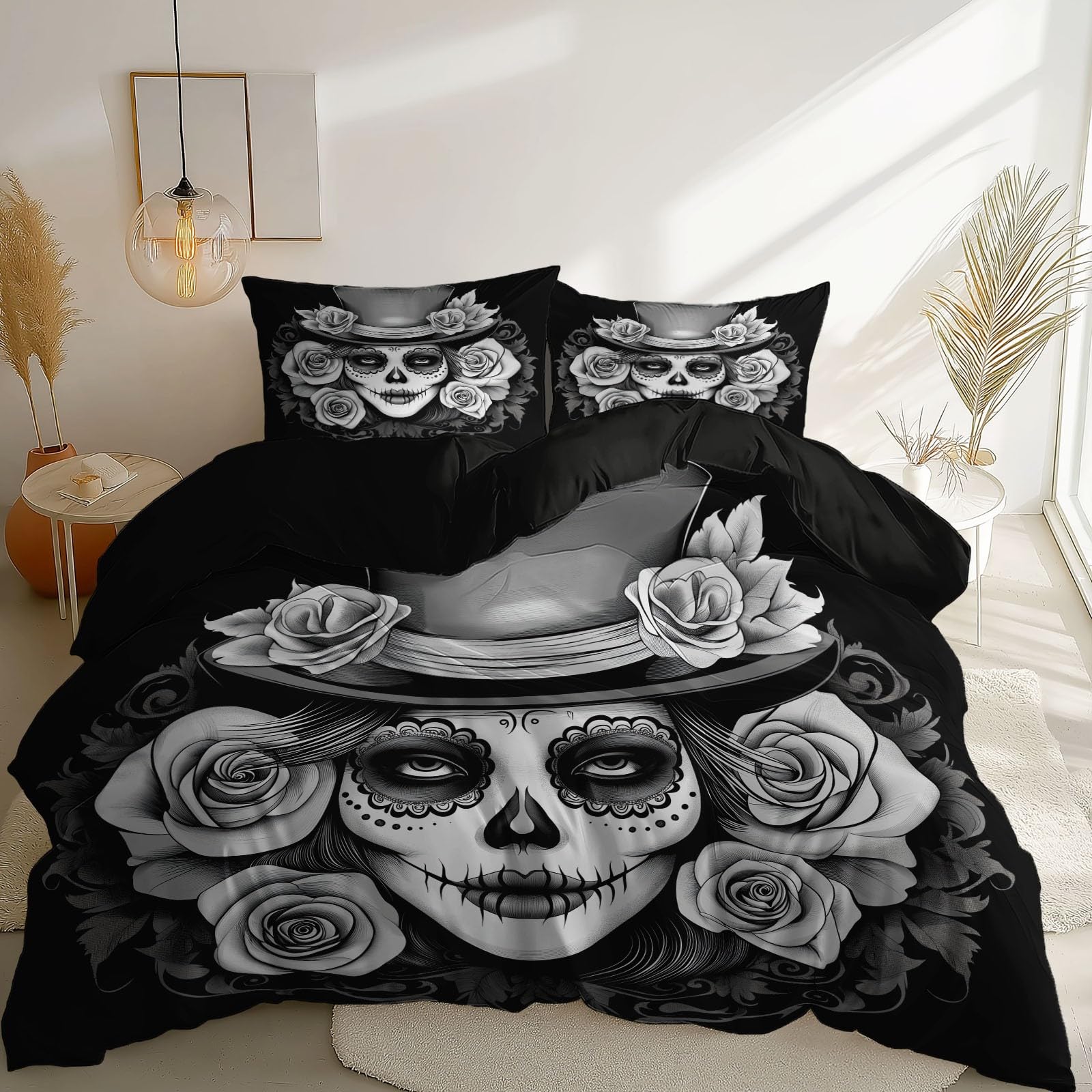 Housse couette 90x190 microfibre respirante noire fermeture éclair
