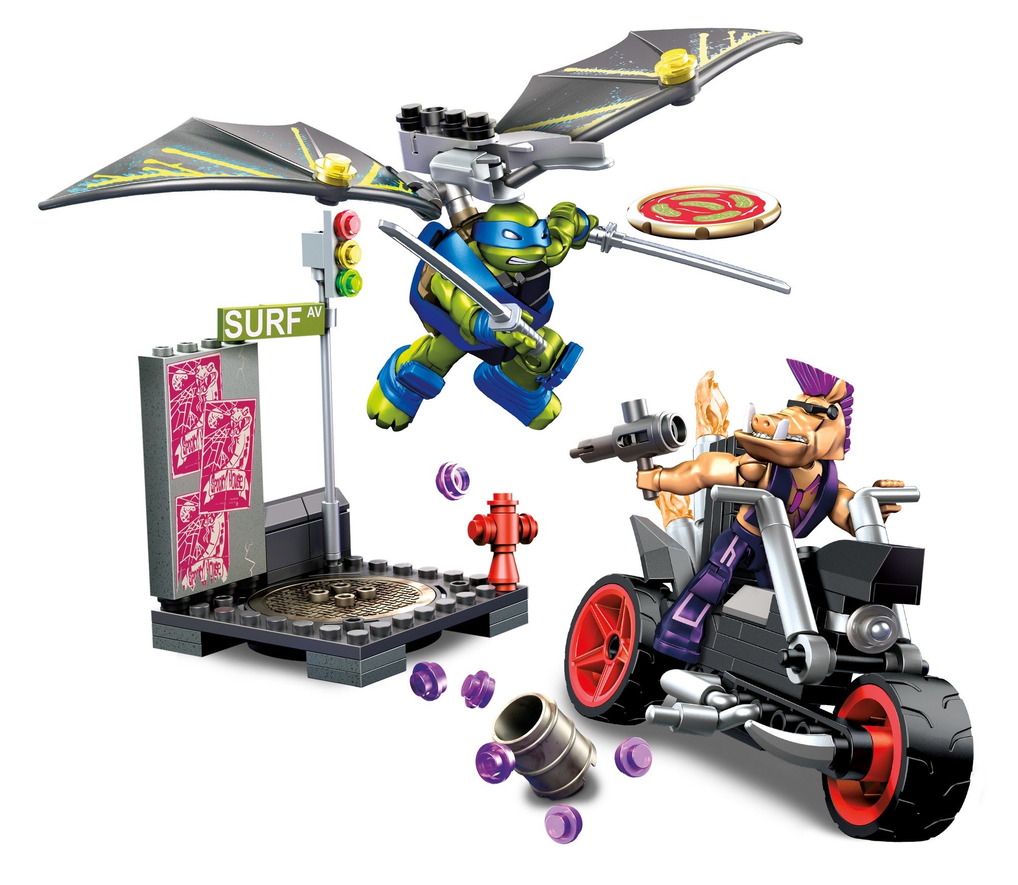 Amazon.com: Mega Construx Teenage Mutant Ninja Turtles Leo Turtle