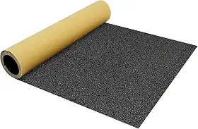 Fita Adesiva Antiderrapante de 33 X 9 Pol., Carboneto de Silicone, Aplicação Sem Bolhas, Fácil de Cortar E Aparar, Lixa de Alta Resistência para Skates E Scooters - Preta