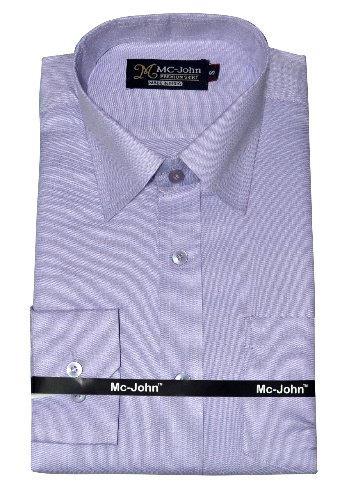 Mc-JohnMen's Slim Fit Cotton Blend Shirt