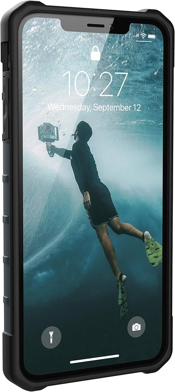 URBAN ARMOR GEAR UAG iPhone Xs Max 6.5 Screen Pathfinder Feather Lightweight Rugged Slate Military Drop Tested iPhone Case