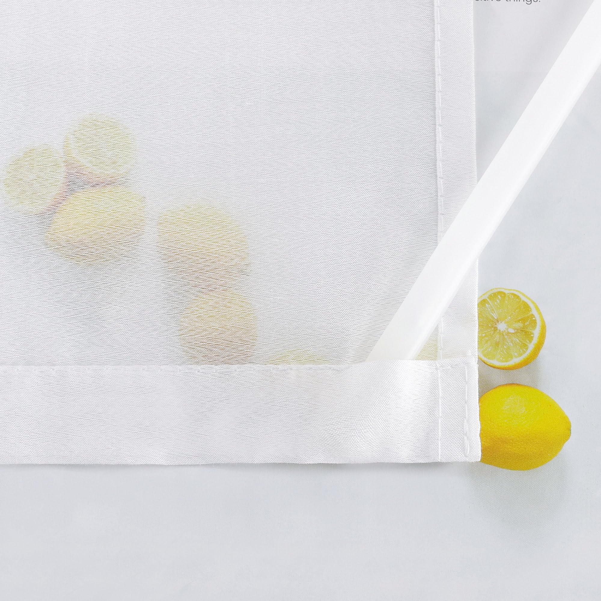 ESLIR Schiebegardinen mit Klettband Flächenvorhang Set Flächengardinen Kurz Modern Schiebevorhänge Halbtransparent Vorhang mit Blattmuster-Design Ausbrenner Weiß BxH 57x175 cm 2 Stück