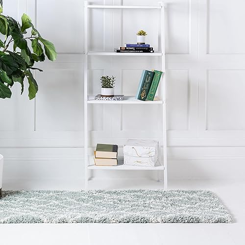 Miniatura 5 de Rugs.com Soft Touch Shag Collection - Alfombra de pasillo de 13 pies, color verde salvia, perfecta para pasillos y entradas