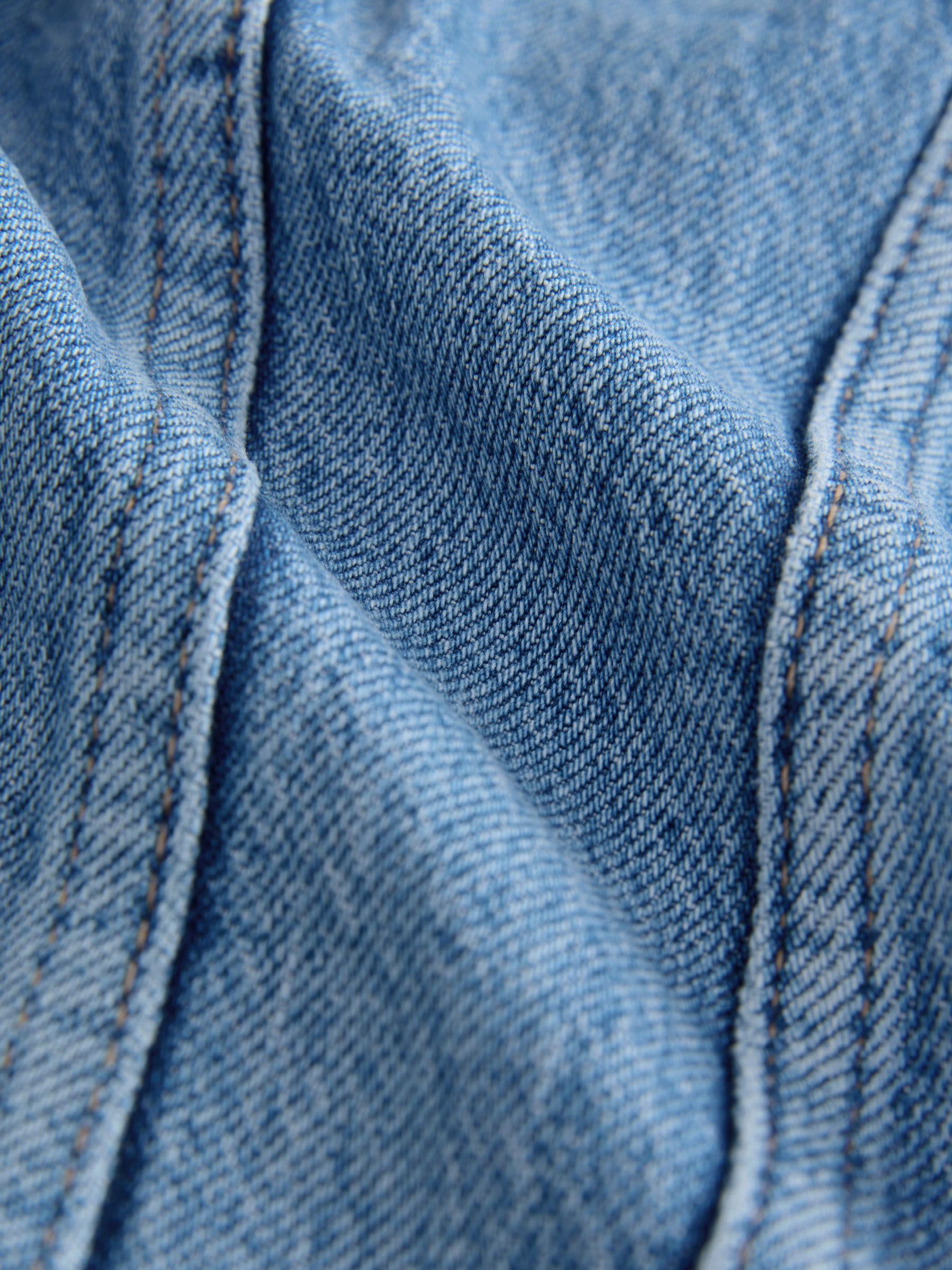 NEXT Mujeres Chaqueta Vaquera de Corte Ajustado para Busto Grande