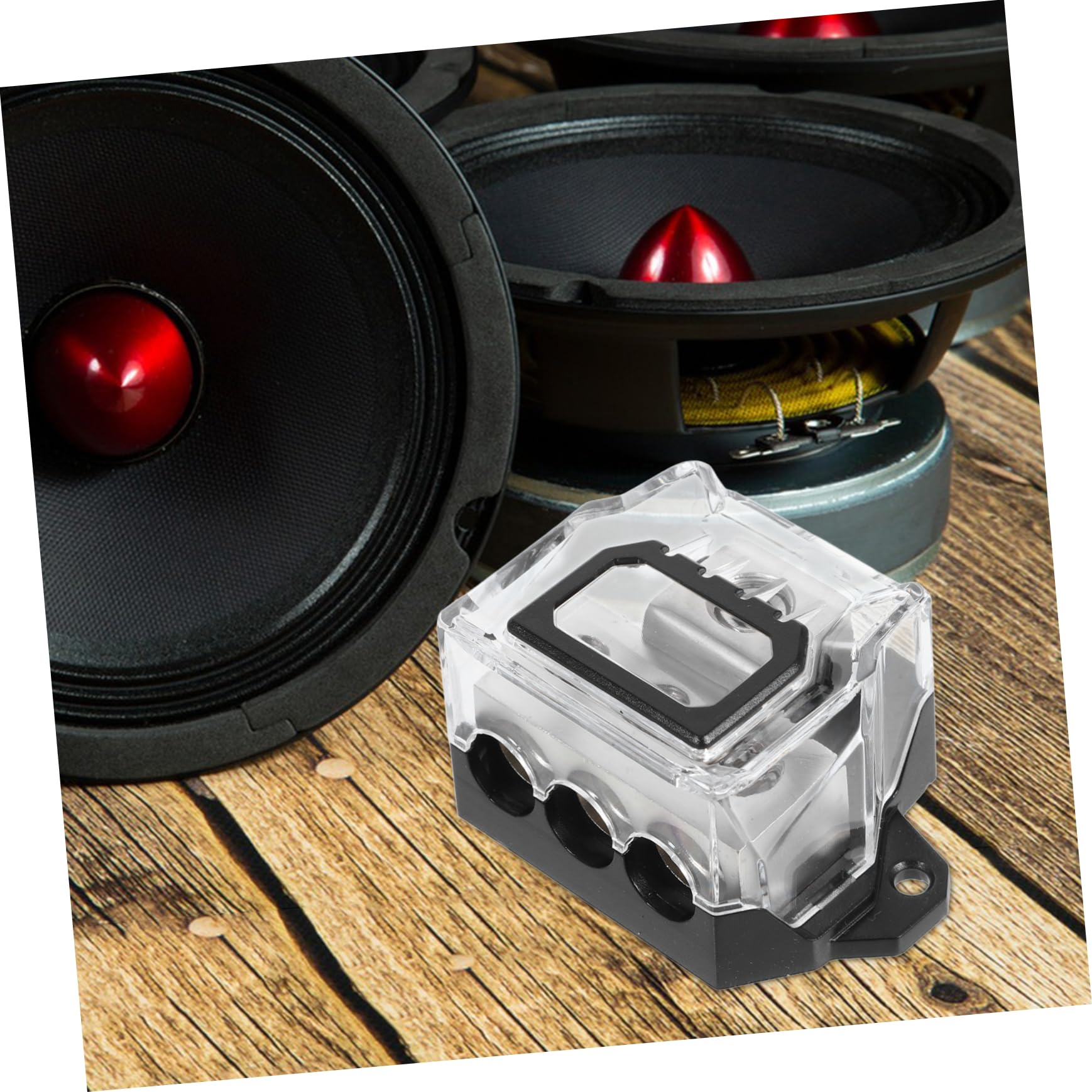 Gatuida 4pezzi Portafusibili Per Auto Audio Blocco Distribuzione Fusibili Vie Per Amplificatore Facile Installazione Materiali Resistenti e Affidabili Compatibile Con Diversi Sistemi Audio