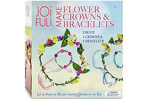 Flower Crown and Bracelet Making Kit for Girls