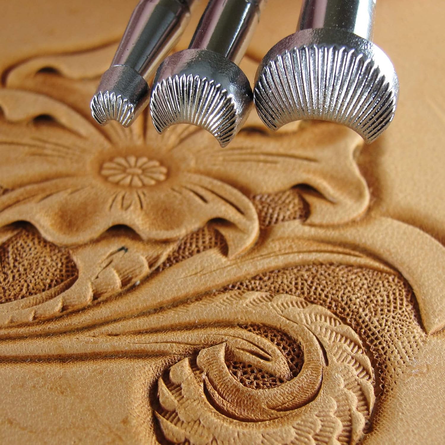Camouflage Stamps, Set of 3, Japan Select Leather Stamping Tools