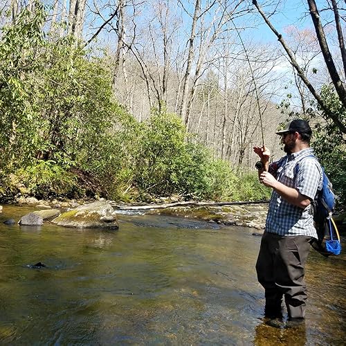Vista 4 de Paramount Outdoors Fast Eddy Pantalones de vadeo de altura hasta la cintura transpirables con calcetín impermeable