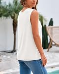 BTFBM Women's Sleeveless Sweater Vest 2026 Summer Crew Neck Ribbed Knit Lightweight Pullover Casual Loose Fit Tank Tops