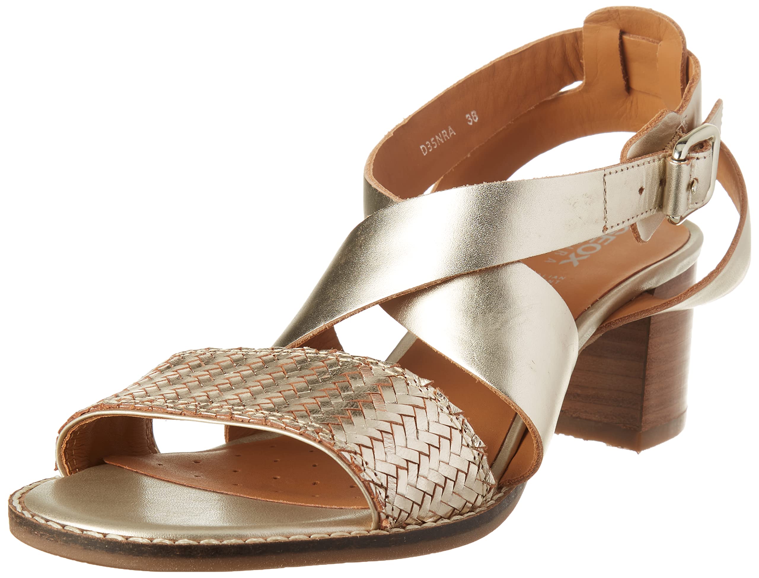Geox D Sozy Mid, Sandalia Mujer