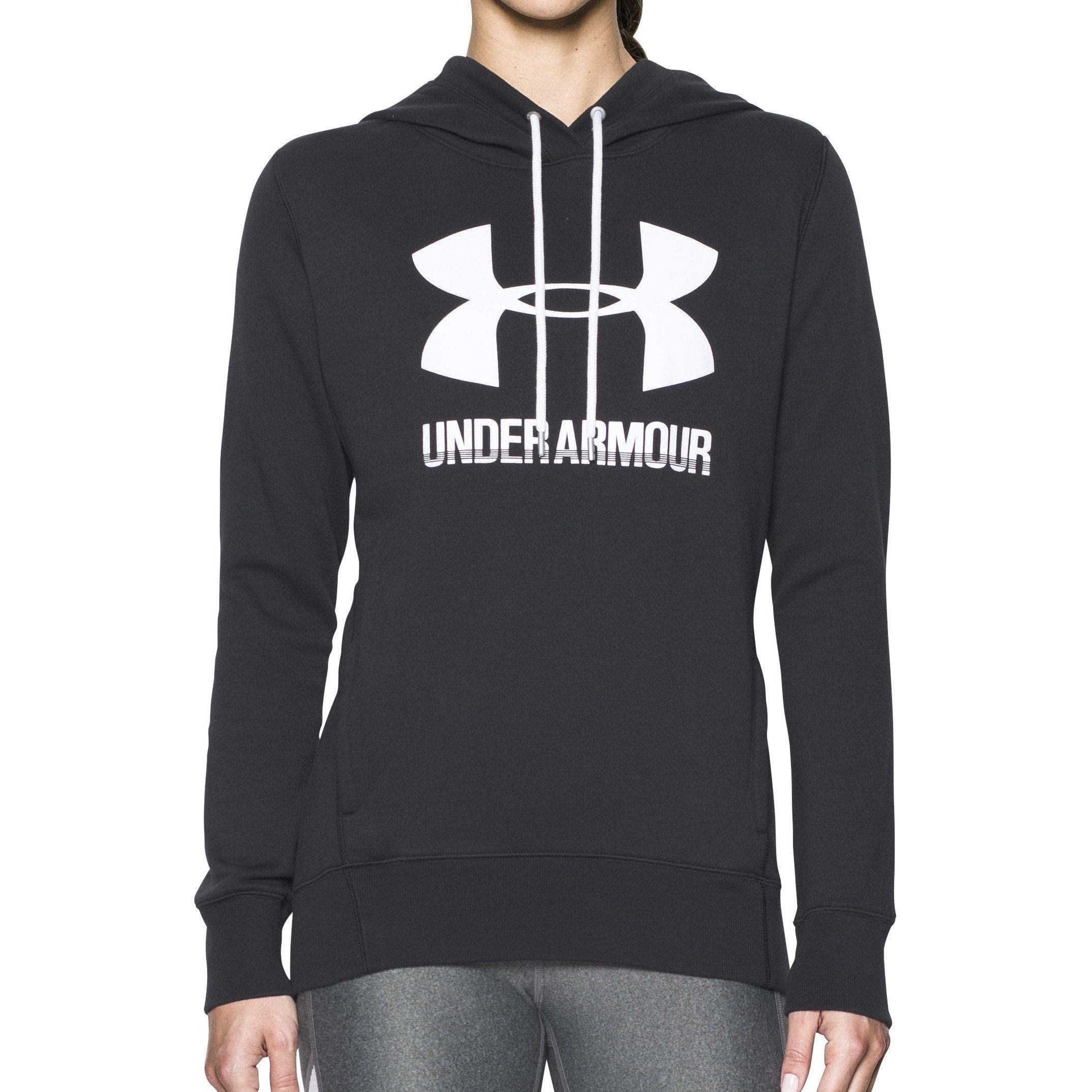 Under Armour Women's Favorite Fleece PO Warm-up Top Black MD Model 1302360-001