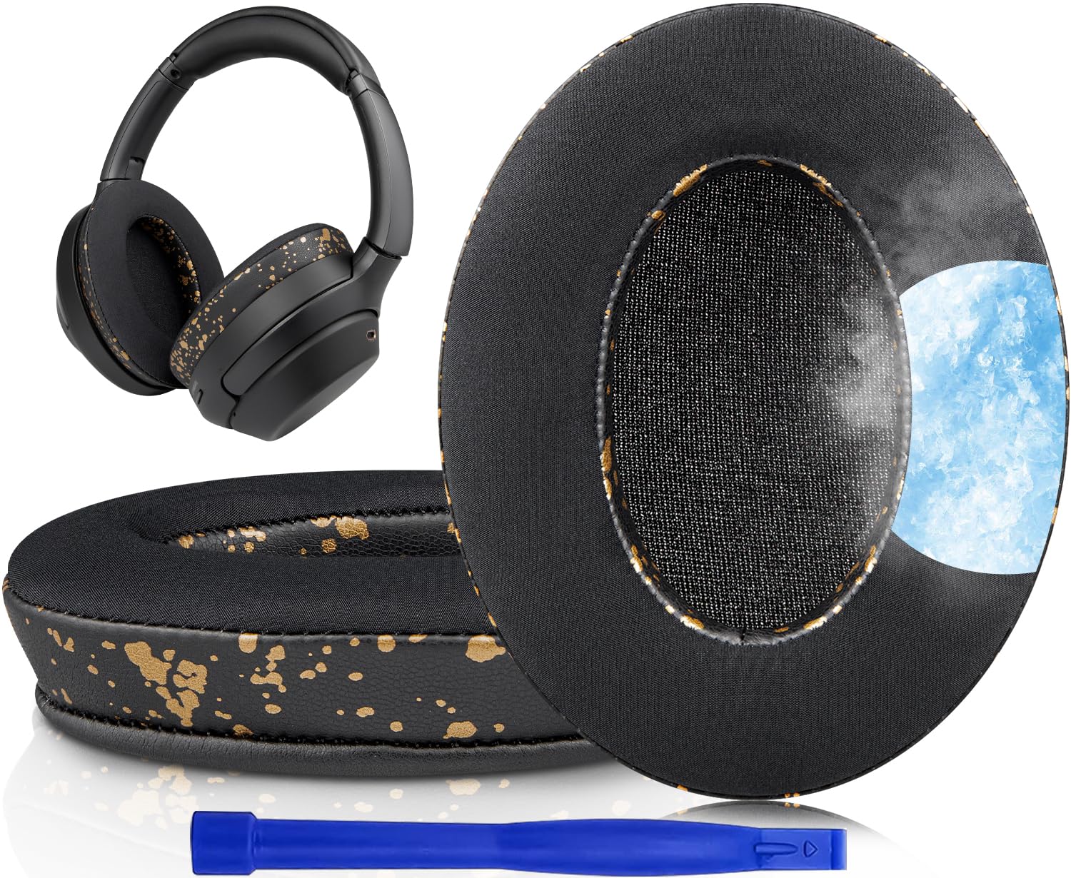 SOULWIT Cooling-Gel Replacement Earpads for Sony WH-1000XM3 (WH1000XM3) Over-Ear Headphones