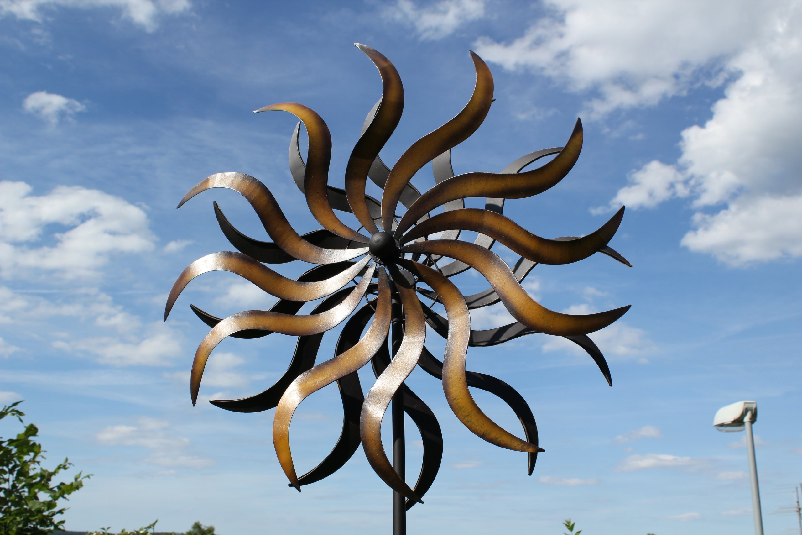WindRad ArtFerro, Metall, 57cm 160cm Gesamthöhe 190cm (EX213729)