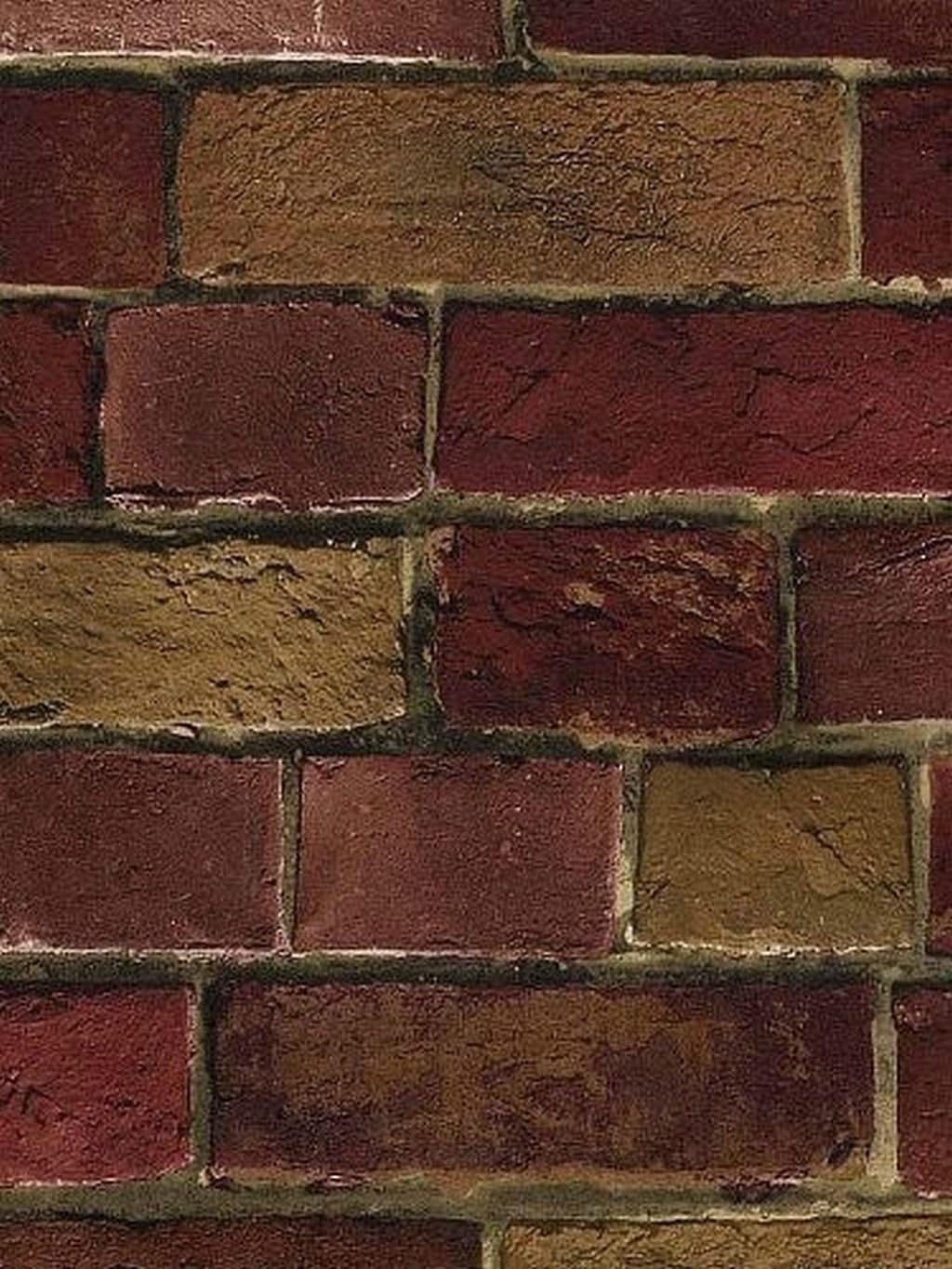 Faux Brick Wallpaper