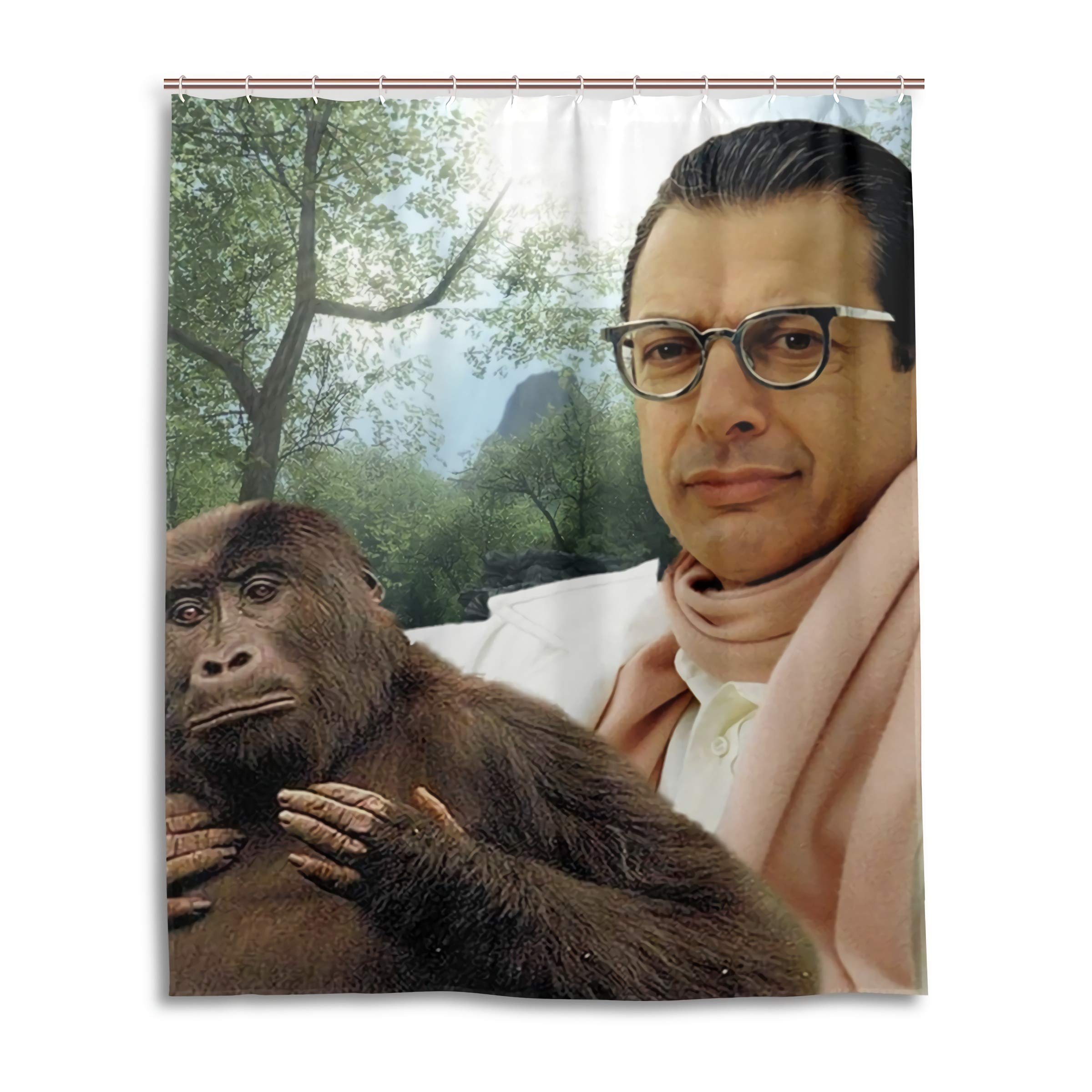 Jeff Goldblum Bath Shower Curtain Waterproof Fabric Shower Curtains 60 x 72 Inch