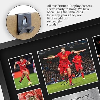 スティーブンジェラード直筆サインフォト(額入り) スティーブンジェラード直筆サインフォト(額入り) スティーブン