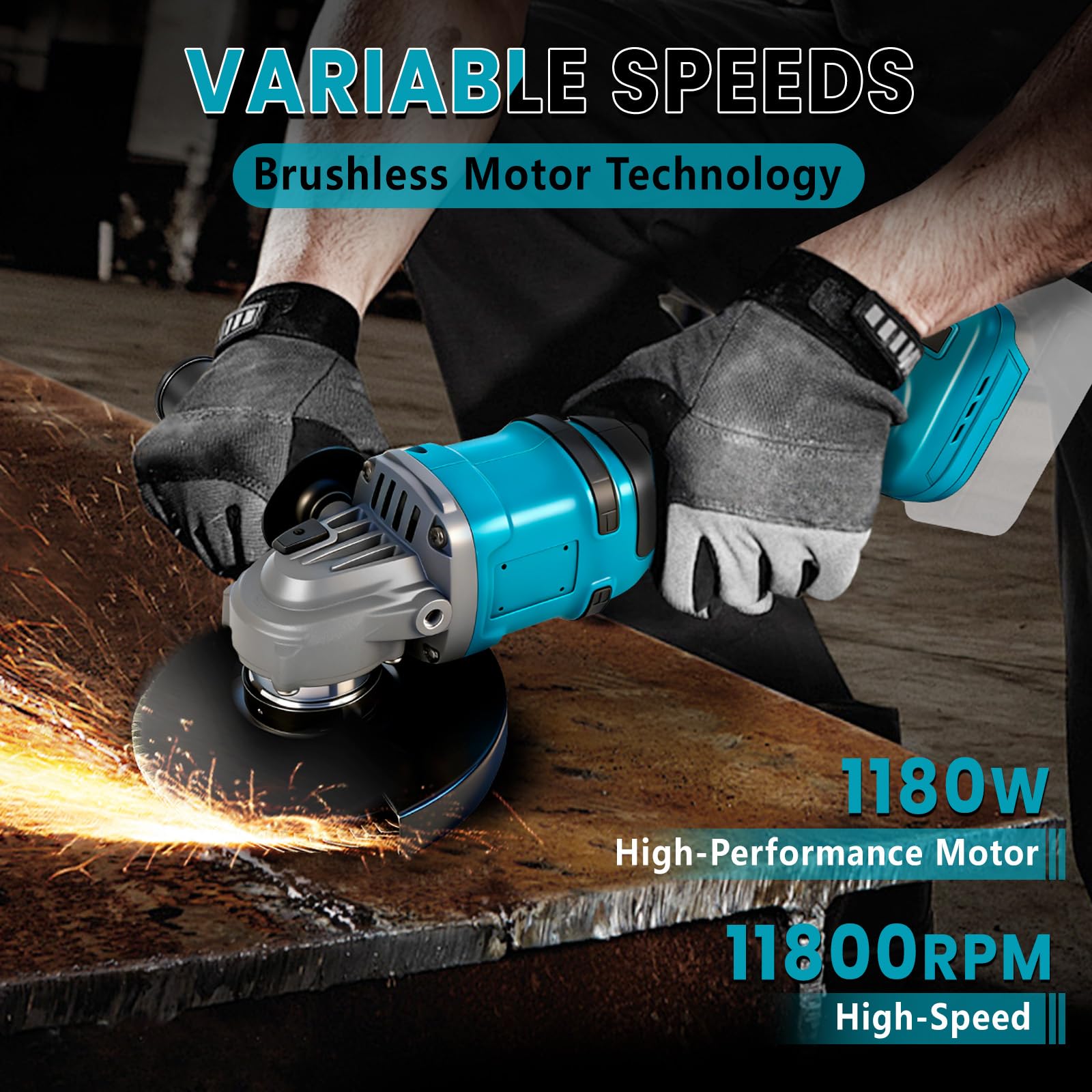 Meuleuse D'angle Sans Fil 388VF 10000 Tr/min Brushless 4 Vitesses Meulage Electrique Avec 1 Batterie Fantablau 72595422 Meuleuse D'angle Sans Fil 388VF 10000 Tr/min Brushless 4 Vitesses Meulage Electrique Avec 1 Batterie Fantablau 72595422