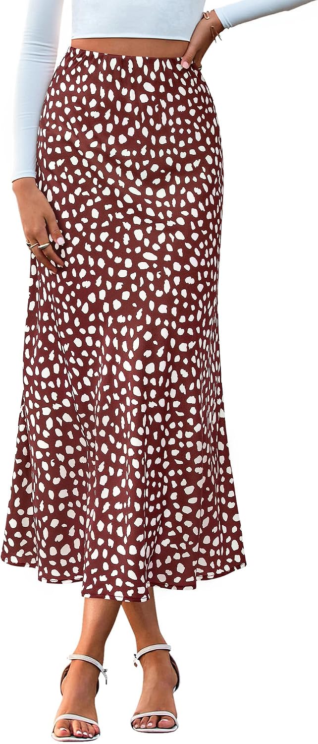  Satin Skirts for Women Trendy 2026 Summer Fall
