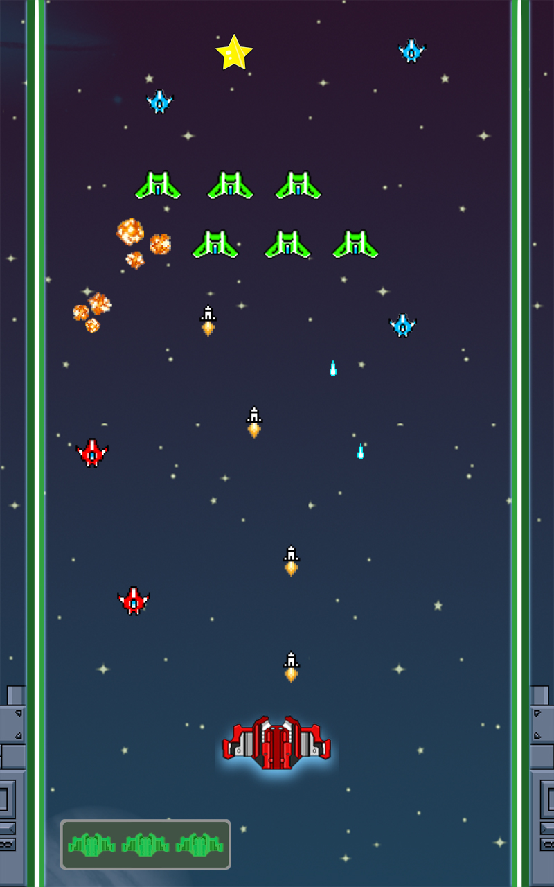 ④Capras Space Shooter SS9108F 9.1#8.9 ZX Spectrum: The Best Vertical Spaceship / Aircraft Shooters