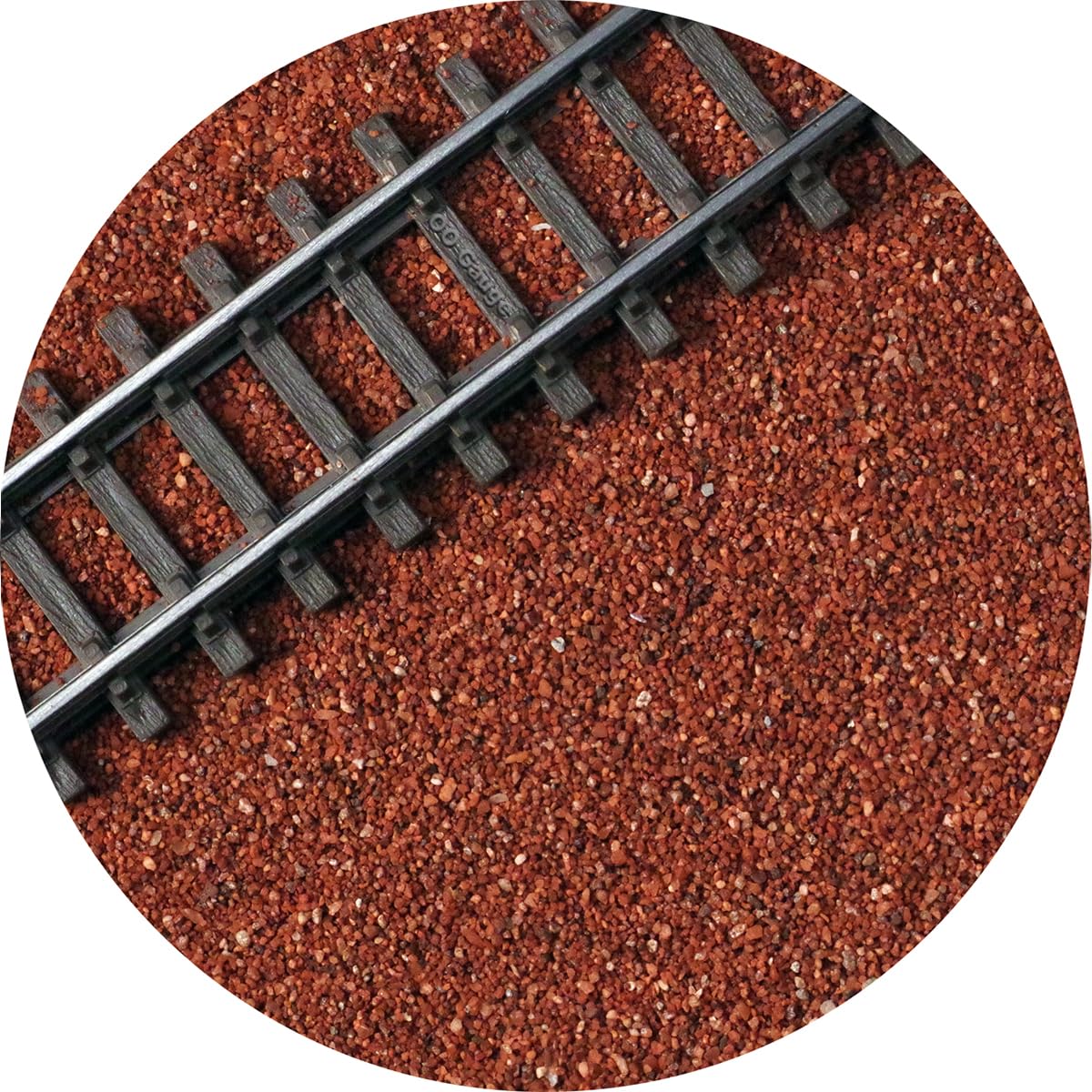 OO/HO Gauge Model Railway Track Ballast - Lanarkshire Red Granite | 250g | Model Railway Scenery Material