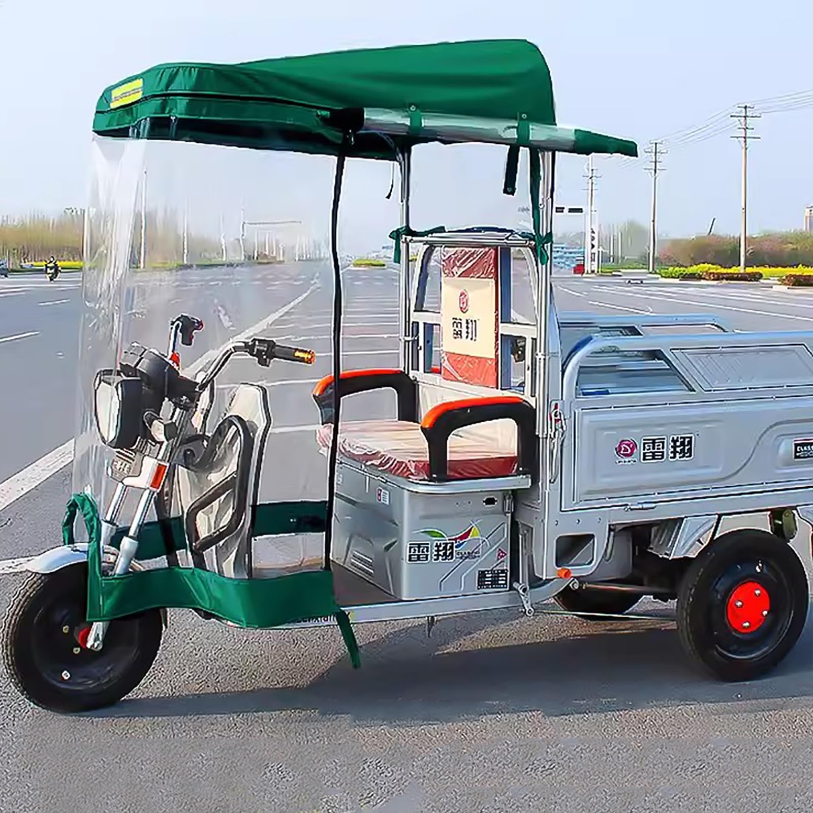 Wytrzymały pokrowiec na rower trójkołowy – wodoodporna i wiatroszczelna ochrona do elektrycznych trójkołowców i motocykli we wszystkich warunkach pogodowych
