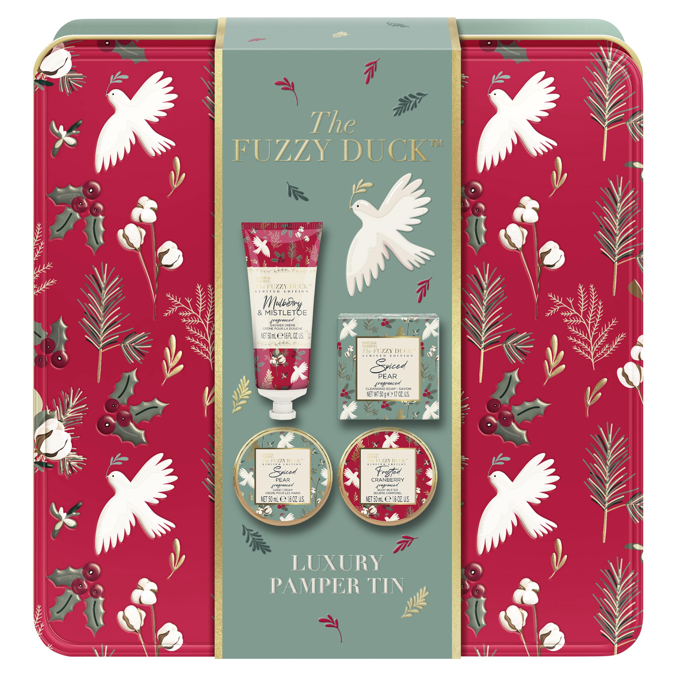 Baylis & Harding The Fuzzy Duck Winter Wonderland Luxury Pamper Tin Gift Set - Vegan Friendly (Pack of 1)