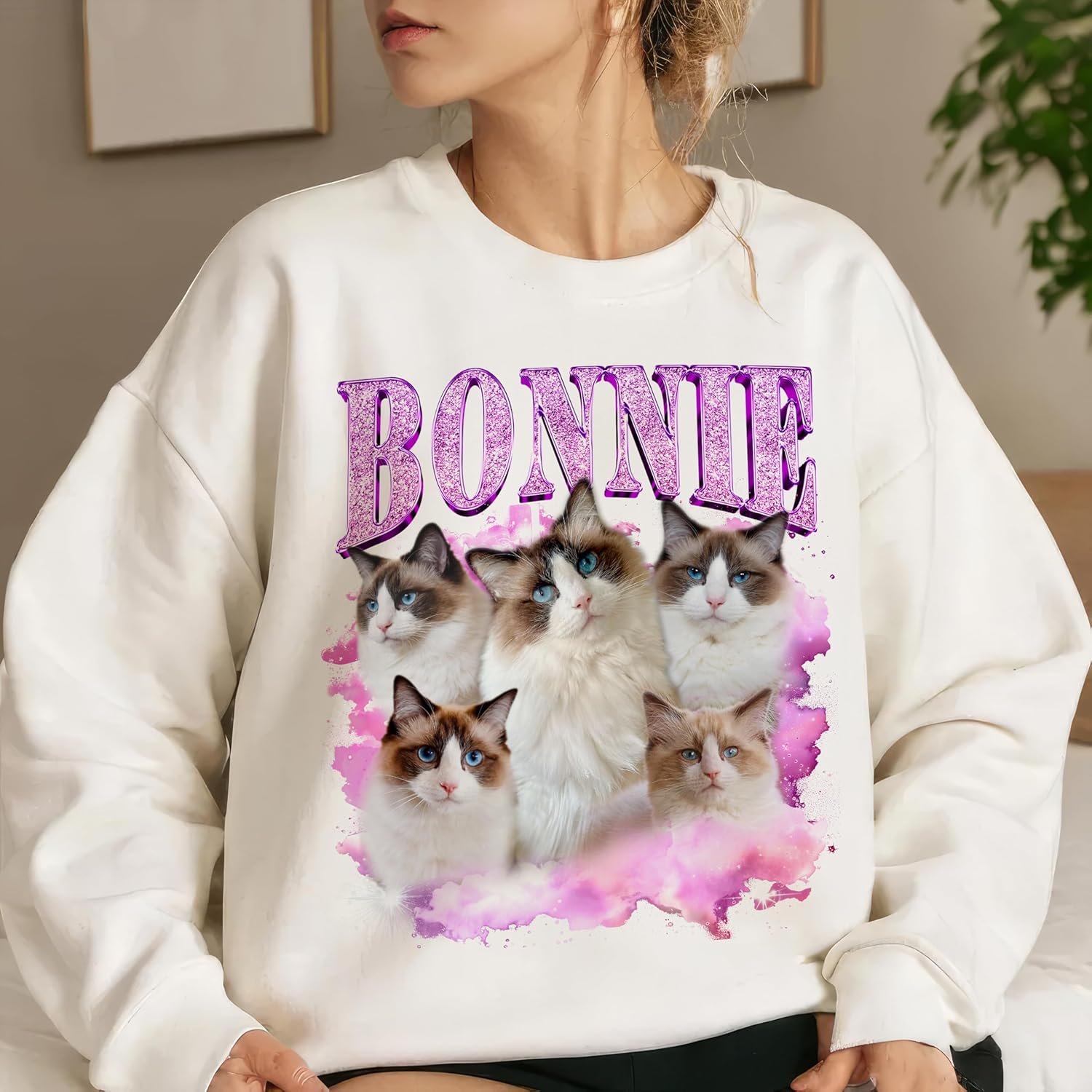 JIX & JOKY Custom Your Own Bootleg Rap Shirts with Dog Faces Custom Pet Shirt for Men Graphic Tshirt Gift Idea for Pet Lovers - Image 6