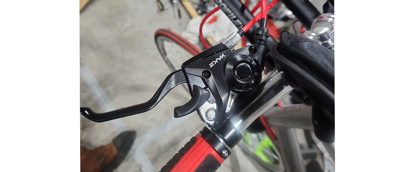 Combo Freni E Cambio Bici BESNIN - 3x8 Velocit&agrave;, Per Mountain Bike E City Bike, Con Cavi