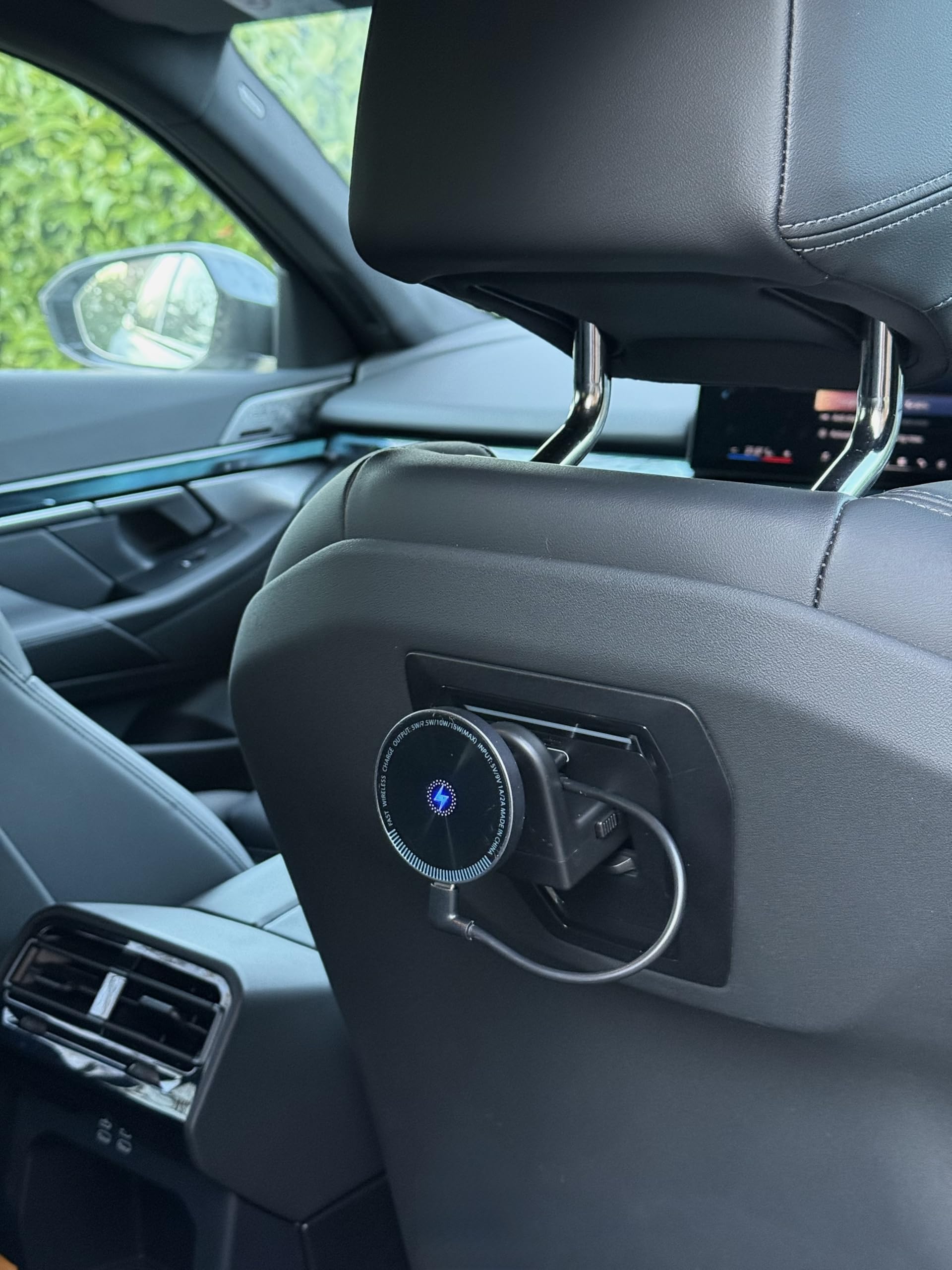 Compatibile con supporto magnetico per tablet BMW per sedile posteriore, sistema Pro Travel Comfort, compatibile con BMW X3, X5, X6, serie 5, 7, i5, iX (2023-2025), G45, G60, G05, G06, G61