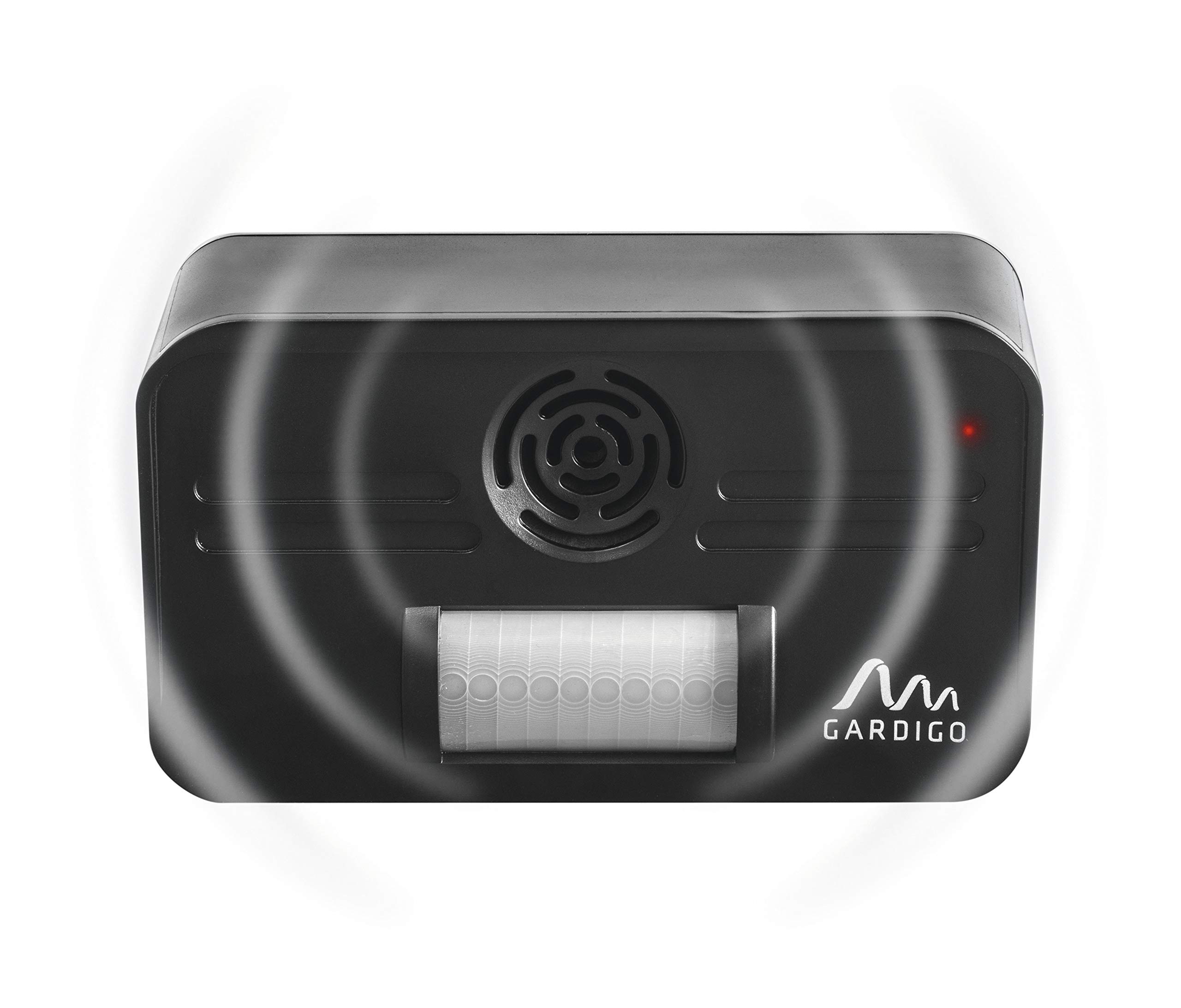 Gardigo 60062 - Répulsif Anti-Chat Ultrason à Piles; Ne dérange Pas Le Chien; Intérieur et extérieur