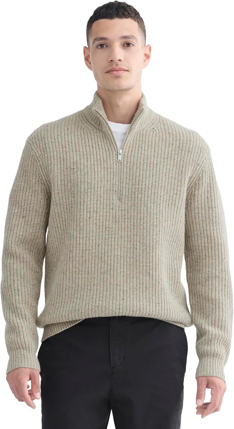 Everlane Men's Everlane The Felted Merino Half-Zip Sweater
