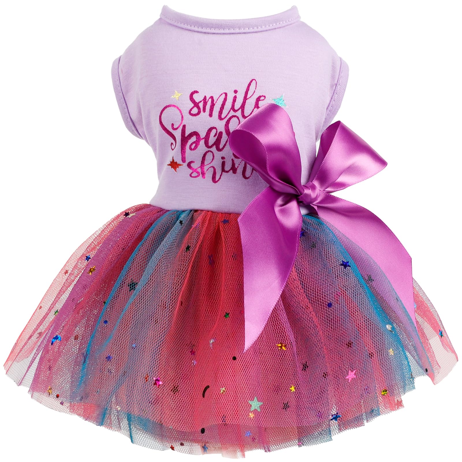 Dog Dress for Small Dogs, Puppy Costume Clothes Girls Pet Clothing Outfit Summer Spring Dresses Chihuahua Yorkie Cat Apparel