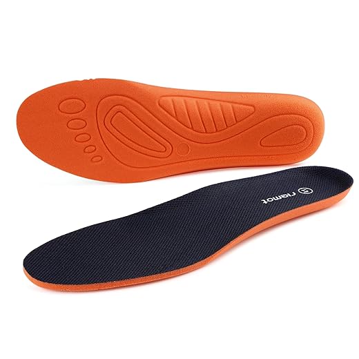 riemot Comfort Shoe Insoles, Insoles for Women and Men, Memory Foam Sole, Shock Absorption, Lightweight and Breathable, Anti-Odour EU 36-46