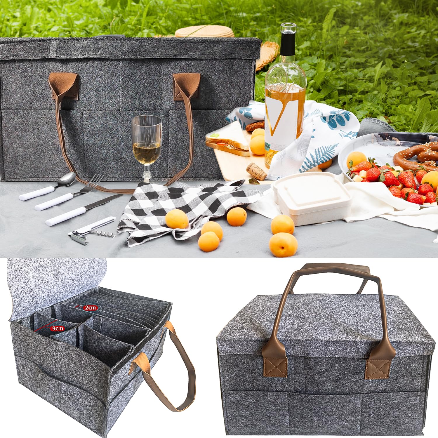 Froli Lot De 2 Porte-assiettes Pour Camping-car, Caravane, 2 X 6