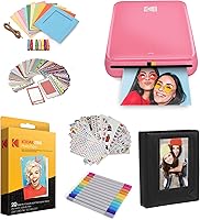 Vista 11 de KODAK Step Printer, Impresora inalámbrica de fotos de teléfono celular con tecnología Zero Ink y aplicación KODAK para iOS y Android (color negro)