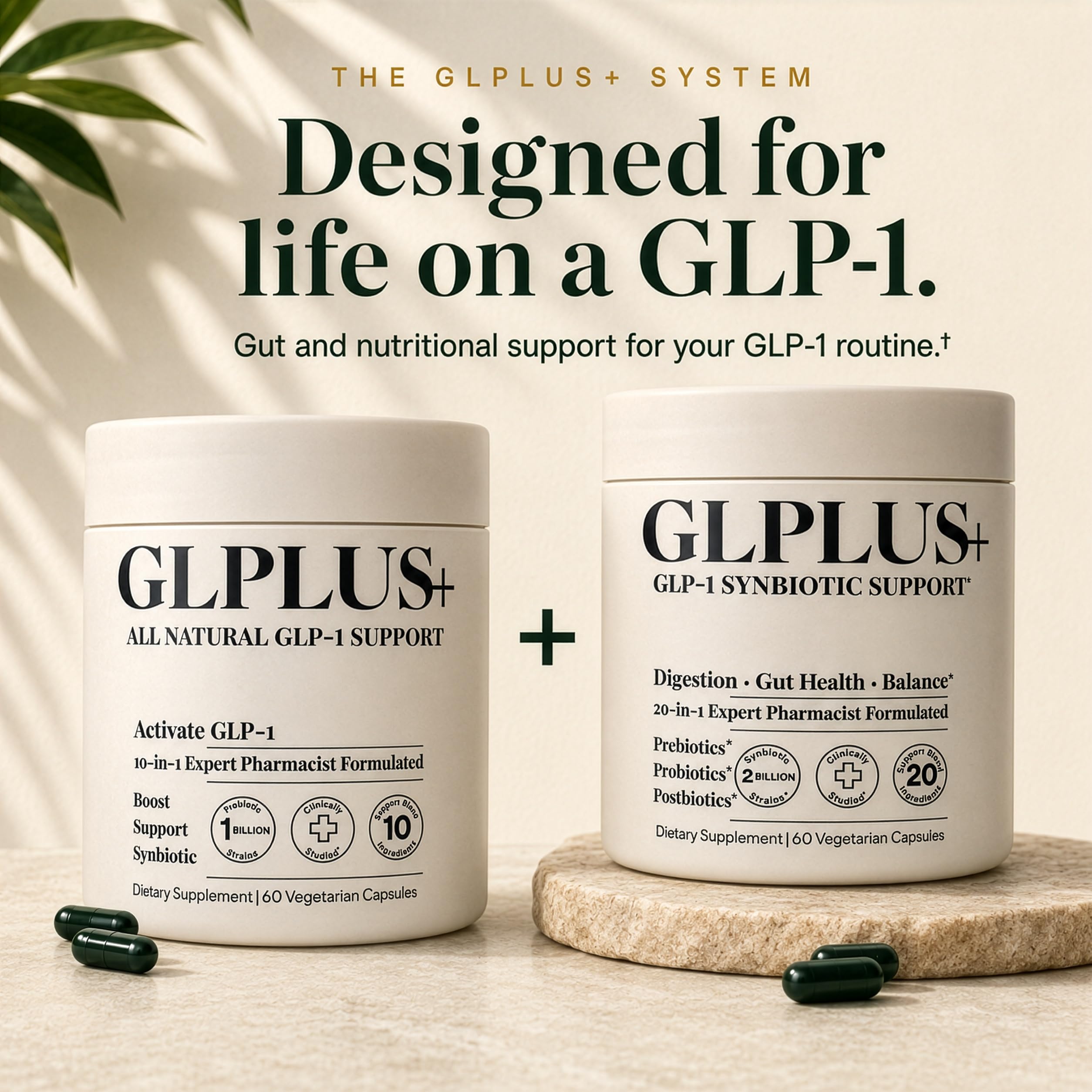GLP-1 Companion Gut Supplement, 20-in-1 Prebiotic Probiotic Postbiotic — Amazon image 6