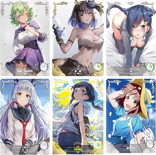 Miniatura 4 de FELICITYHWY Goddess Story Cards Booster Box TCG CCG Tarjetas coleccionables Waifu Tarjetas oficiales de Goddess Story Anime Tarjetas de transacción