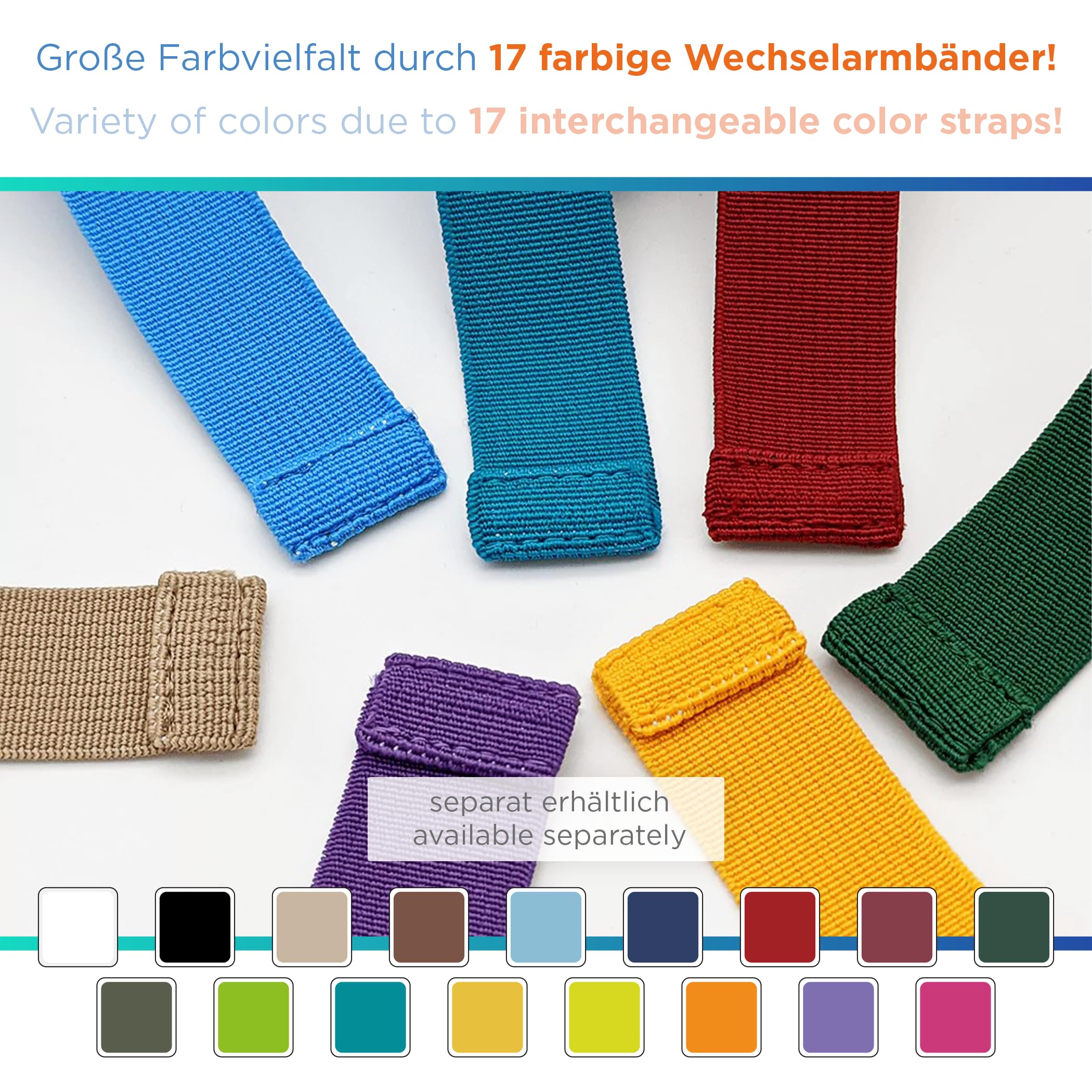 DiaBrothers® Fixierband für Dexcom G7 Sensor | Wasserfest & flexibel | Sicherer Halt & Schutz | Verstellbares Armband - Halter: schwarz - Armband: schwarz - Größe: M (25-35 cm)