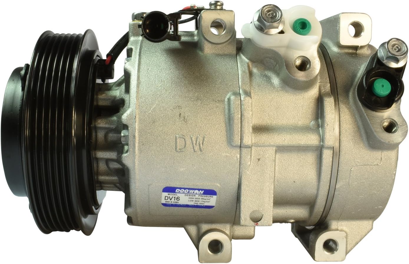 Mando New 10A1073 AC Compressor with Clutch Original Equipment (Pre-filled Oil)