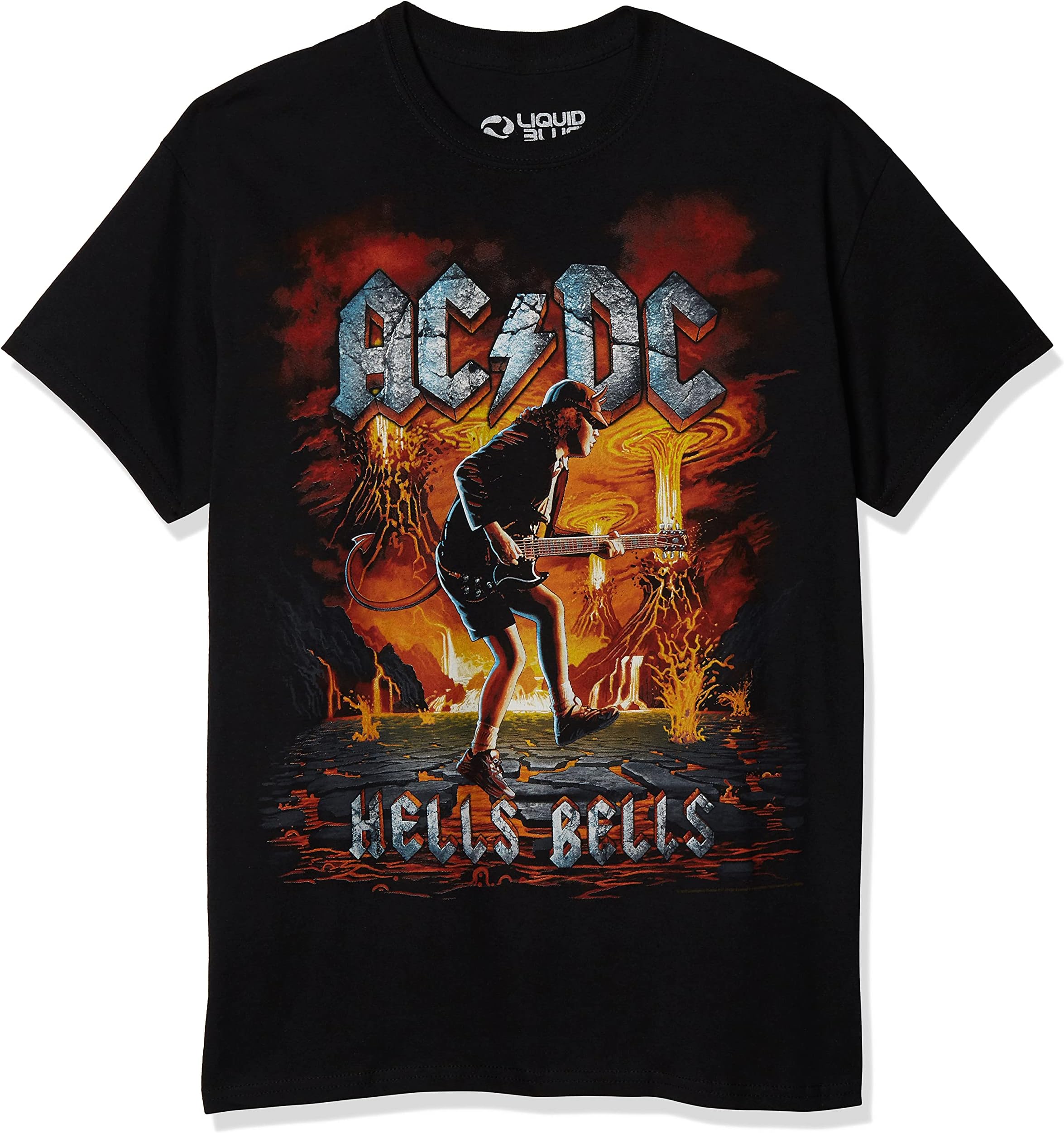 Men's Ac/Dc Rock Eruption Short Sleeve T-Shirt