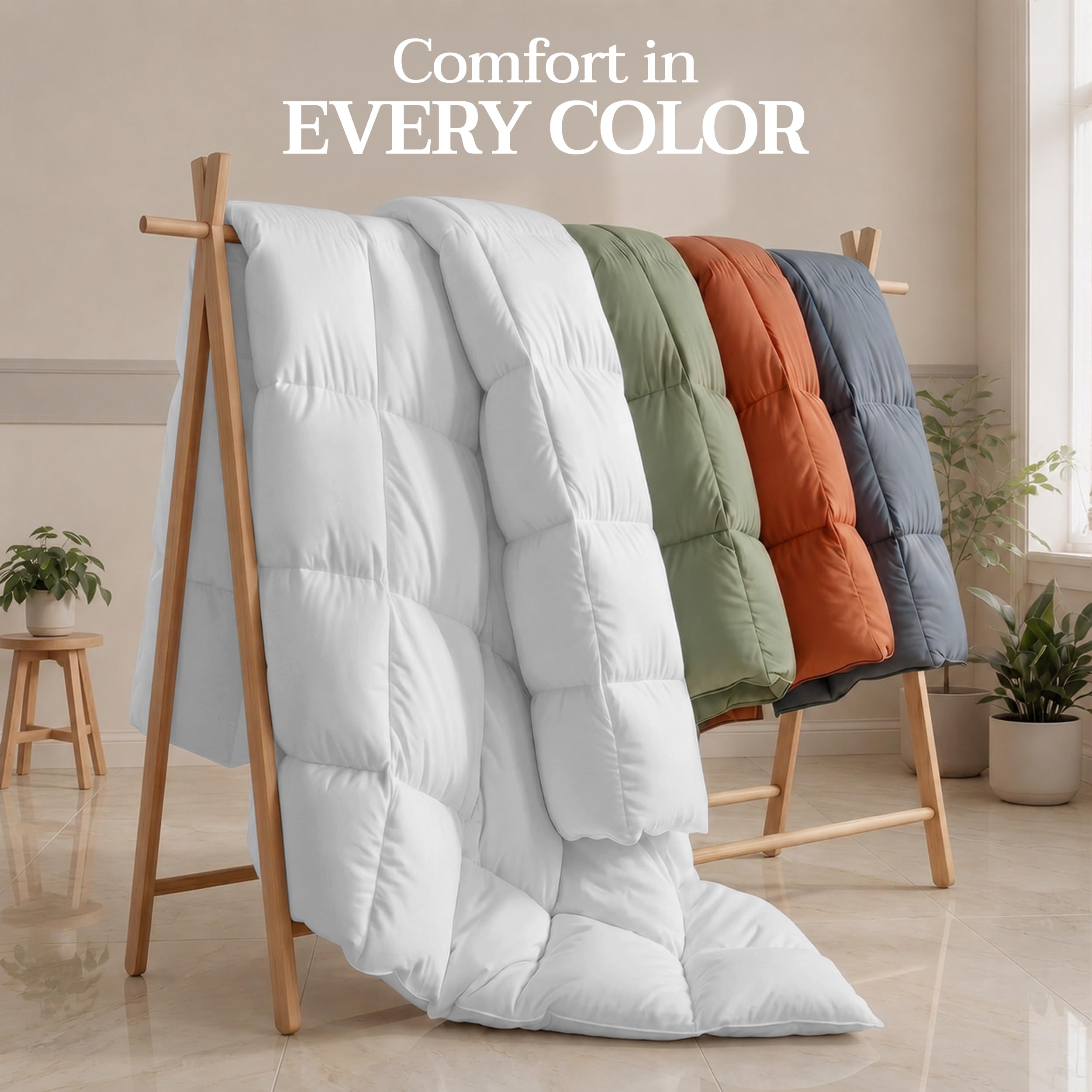 Amazon｜Utopia Bedding ツインサイズ 64 x 88 インチ 羽毛布団