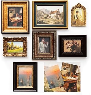 Vintage Picture Frames for Gallery Wall Frame Set, 7 Pcs Assorted Ornate...