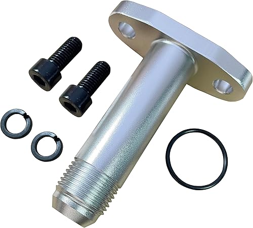 Junta de drenaje de aceite de turbina 10AN, adaptador de brida de turbocompresor para T3 T4 GT28 GT30 GT35 T25 Turbo cargador