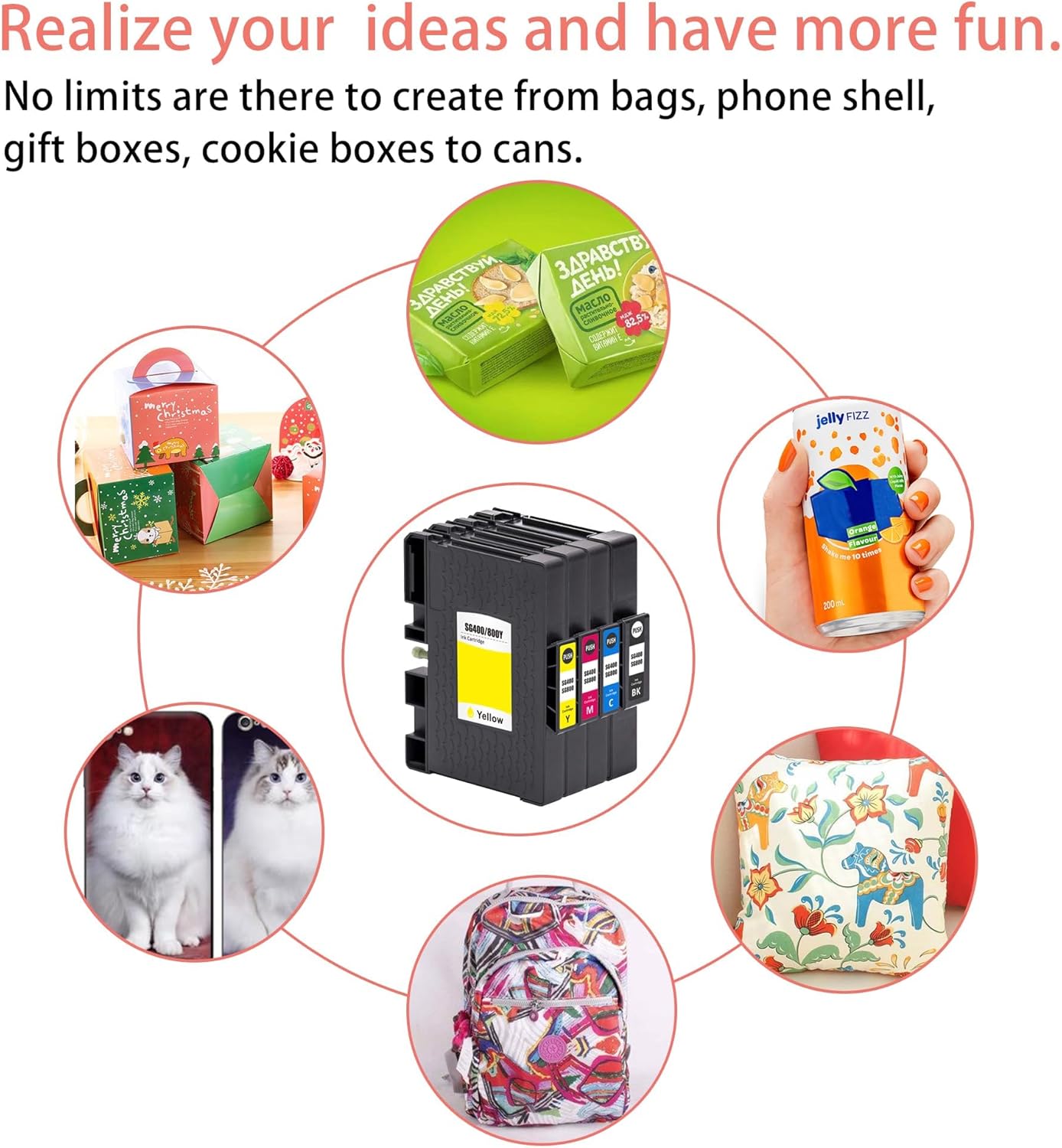 LCL SP-1 SP01 Sublimation Ink Cartridges SP01BKS High Capacity Ink Compatible with Brother Thermo Sublimation SP-1 Printers (1-Pack Black) - Image 4