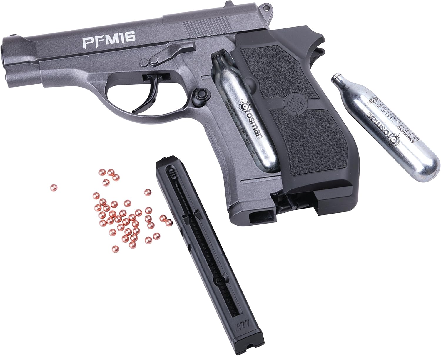 Crosman PFM16 CO2 Powered Full Metal BB Pistol : Sports & Outdoors